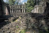 Preah Khan temple - the two-story building.